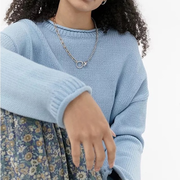 Urban Outfitters Slouchy Pocket Sweater🩵 - Picture 4 of 6